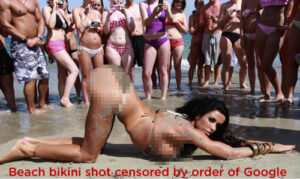 GOOGLE CENSORED KATIE PRICE BEACH BIKINI