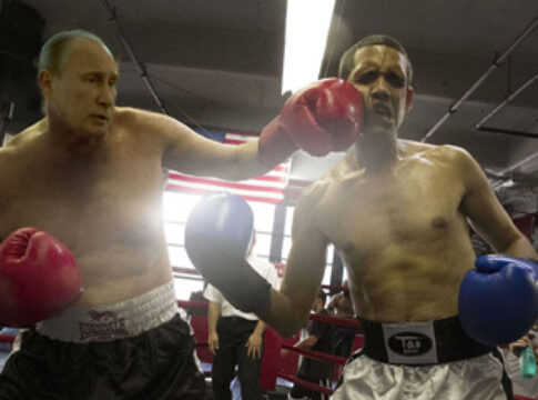 Barack Obama and Vladimir Putin