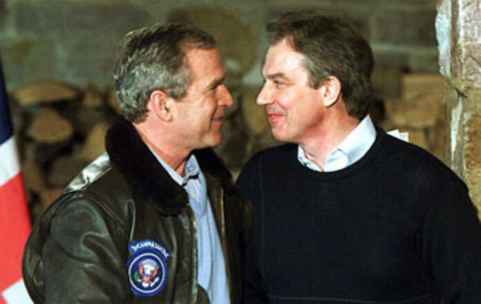 Bush and Blair Iraq