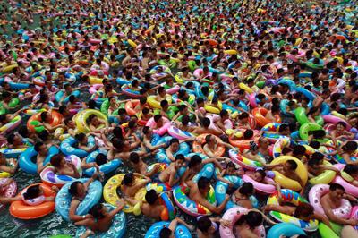 Swimmers in China