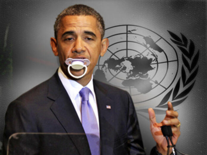 Obama at UN dummy