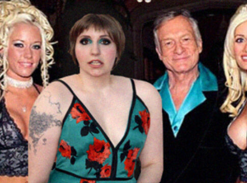 Lena Dunham at the Playboy Mansion 2