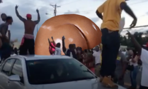 kim kardashian ferguson protest