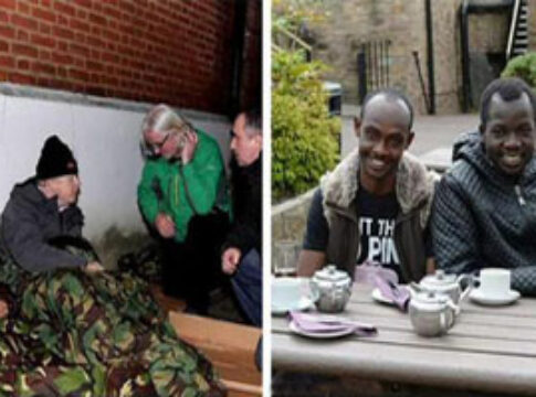 homeless vets uk illegal migrants