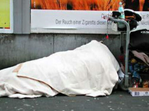homeless germany