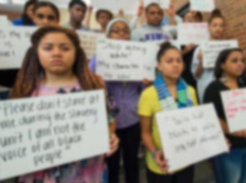 outraged micro-aggression students