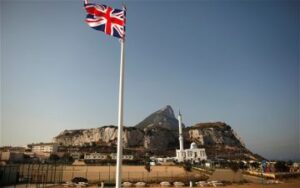 UNION JACK Gibrlatar Europa Point