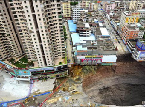 sinkhole-Dongguan-china