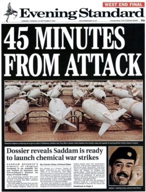 fake news 45mins attack standard