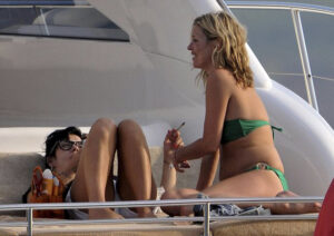 lily allen St. Tropez luxury yacht holiday