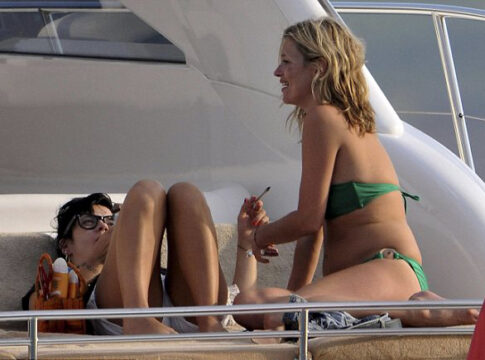 lily allen St. Tropez luxury yacht holiday