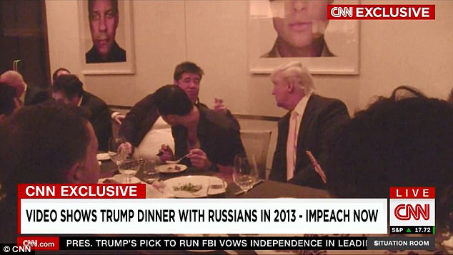 trump dinner russians 2013