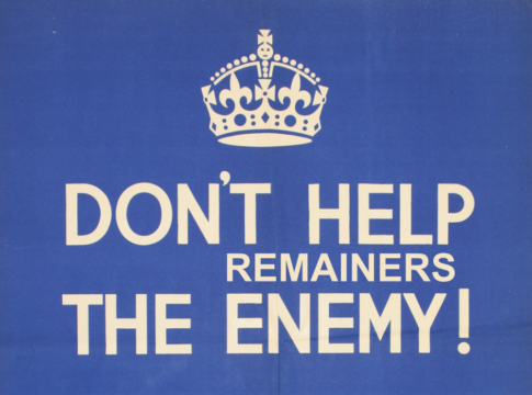 dont help the enemy -remainers