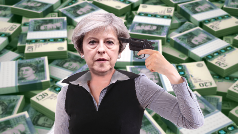 BAD DEAL: Weak Theresa May to Pay EU Ransom 100 Billion Euros