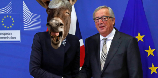 Donkey Britain Brexit BRINO