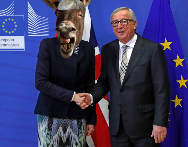 Donkey Britain Brexit BRINO