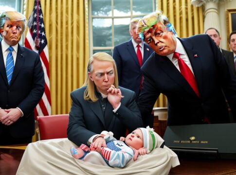 DreamShaper_v5_president_trump_baby_1