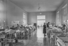 NHS hospital-ward-1950s -2017