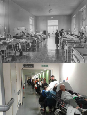 NHS hospital-ward-1950s -2017