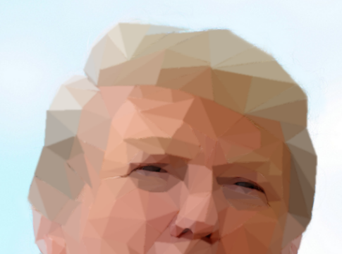 the donald low poly