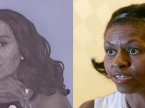 fantasyandreality - michelle obama portrait painting