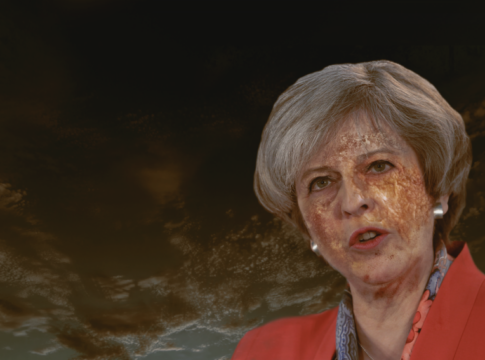 theresa may rigor mortis