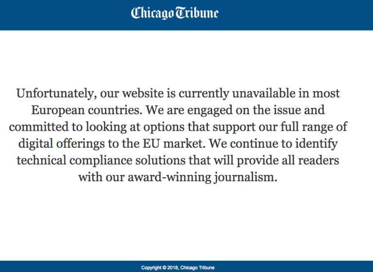 GDPR: How the EU Managed to Fuck Up the Whole Internet in One Fell Swoop