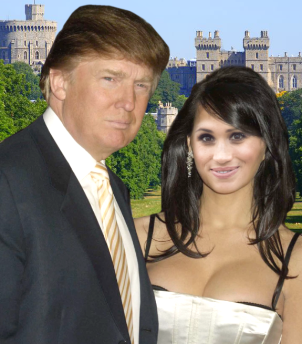 trump and meghan windsor castle wedding