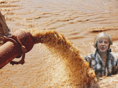 theresa may sewage BRINO