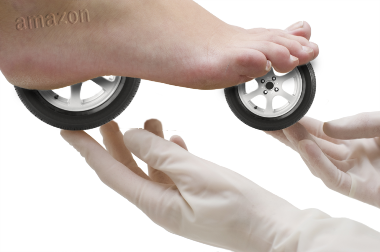 Amazon Workers to Have Wheels Embedded in Their Feet