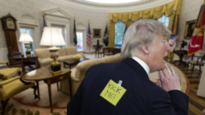 kick me trump oval office