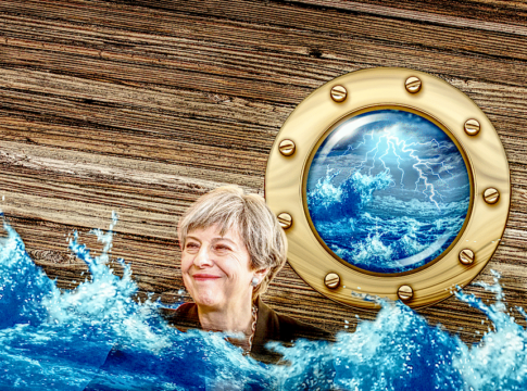 sinking ship brino theresa may