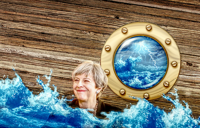 Theresa May Opts to Stay on Sinking S.S.BRINO Ship