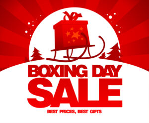 Boxing day sales