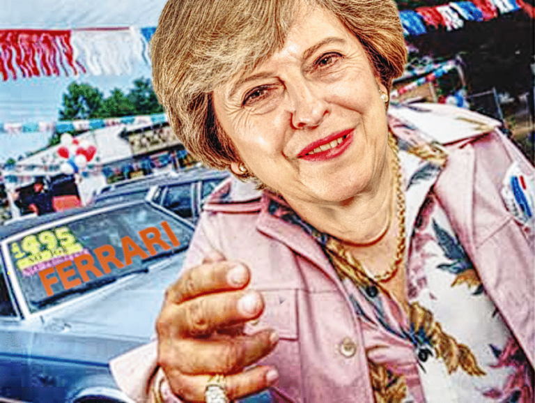 Dodgy Theresa – Would You Buy a Used Car From Her?