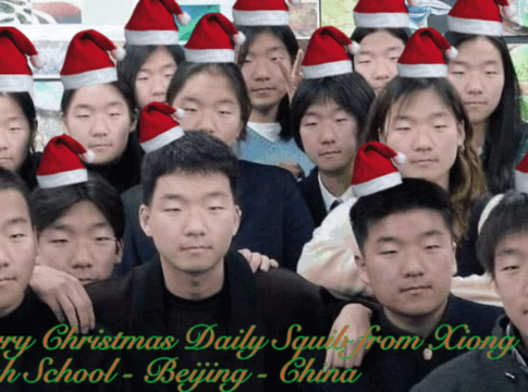 beijing high school christmas card daily squib