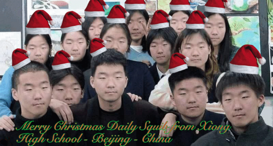beijing high school christmas card daily squib