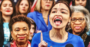 Ocasio-Cortez Face Split