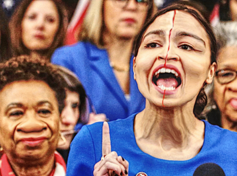 Ocasio-Cortez Face Split