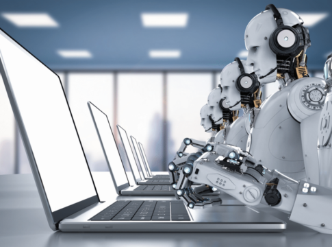 globalist robot office workers New Economic Order end of labour