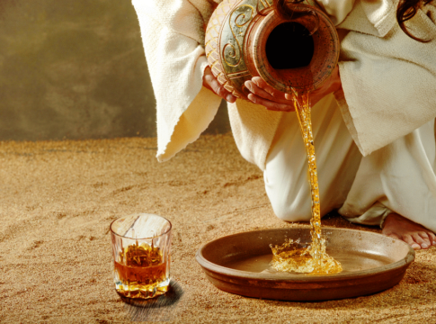 water into whiskey jesus