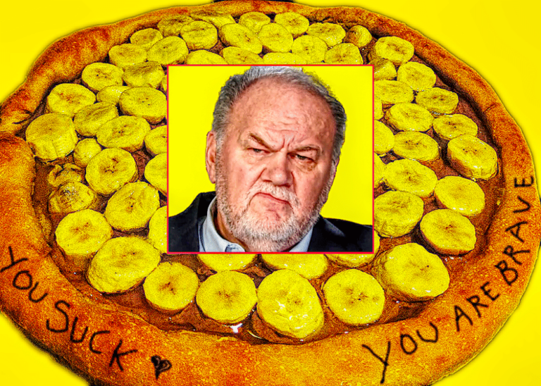 Thomas Markle Creates Banana Pizza to Commemorate Meghan Birth