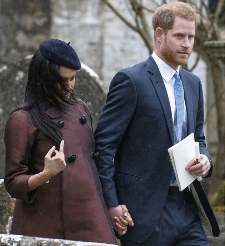Classy Duchess Meghan Visits Graveyard in Grimsby