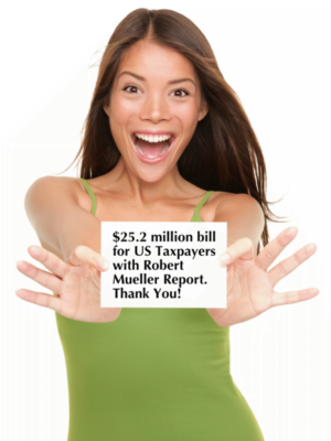 robert mueller report cost to us taxpayers