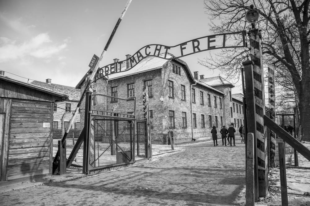 auschwitz entrance tattoo theresa may