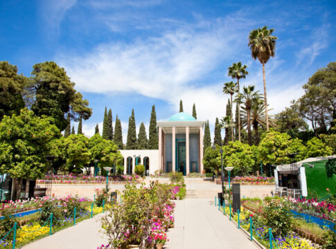 Saadi mausoleum in Shiraz