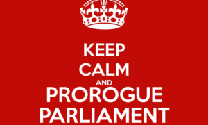 KEEP CALM PROROGUE