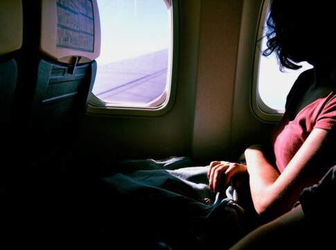 airplane-solo female travel