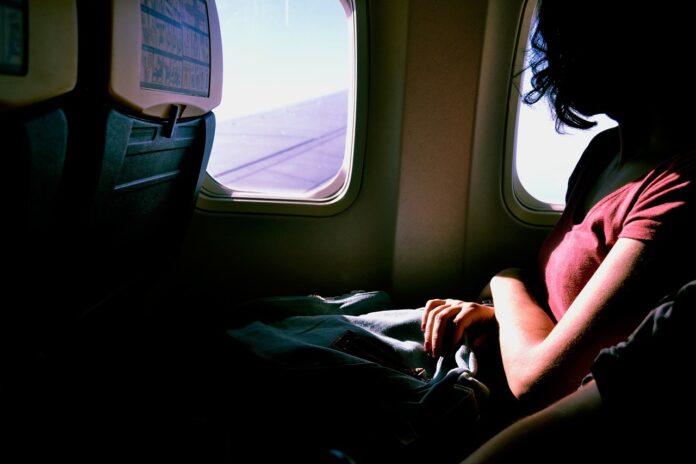 airplane-solo female travel