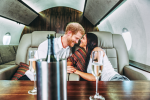 prince harry meghan markle carbon emissions Living Legend of Aviation